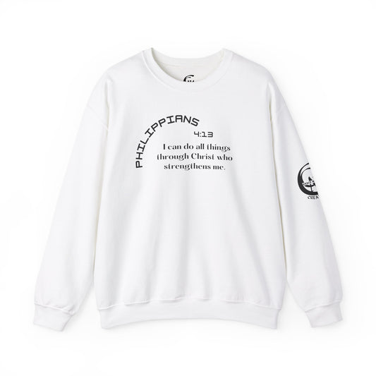 Philippians 4:13 Scripture Crewneck Sweatshirt