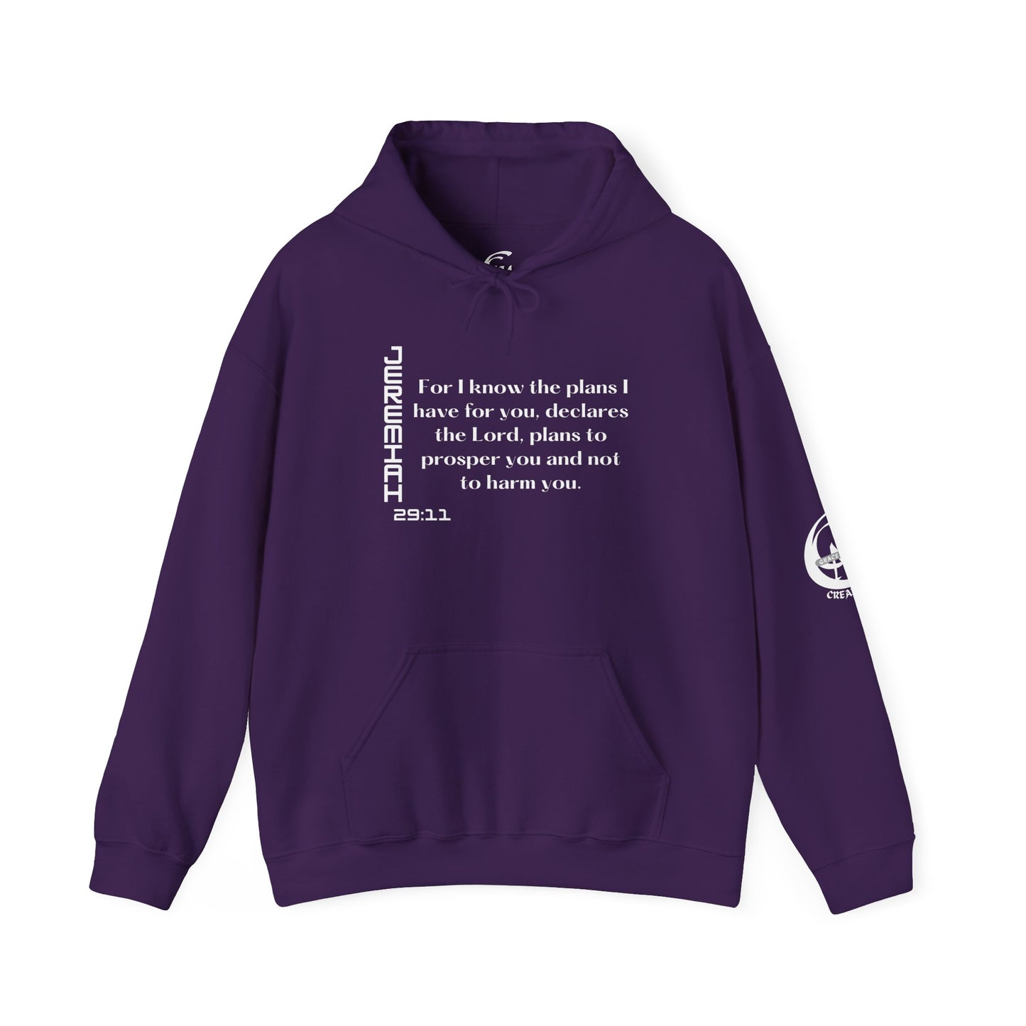 Biblical Hoodie, Jeremiah 29:11 Scripture Unisex Hoodie