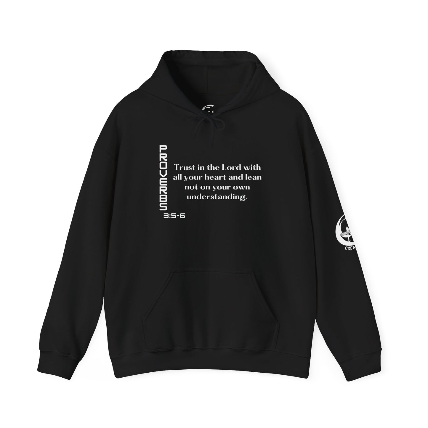 Biblical Hoodie, Proverbs 3:5-6 Scripture Unisex Hoodie