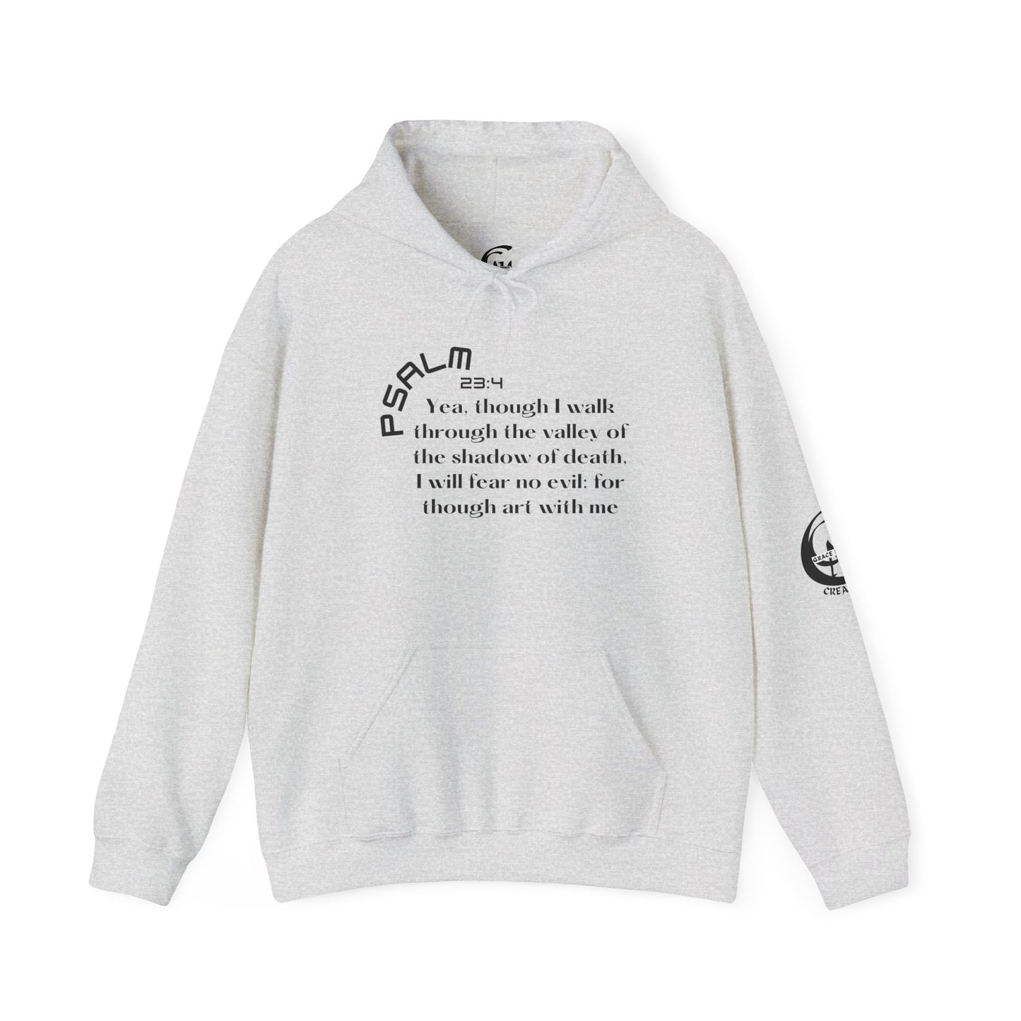 Biblical Hoodie, Psalm 23:4 Scripture Unisex Hoodie
