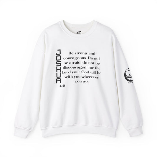 Joshua 1:9 Scripture Crewneck Sweatshirt
