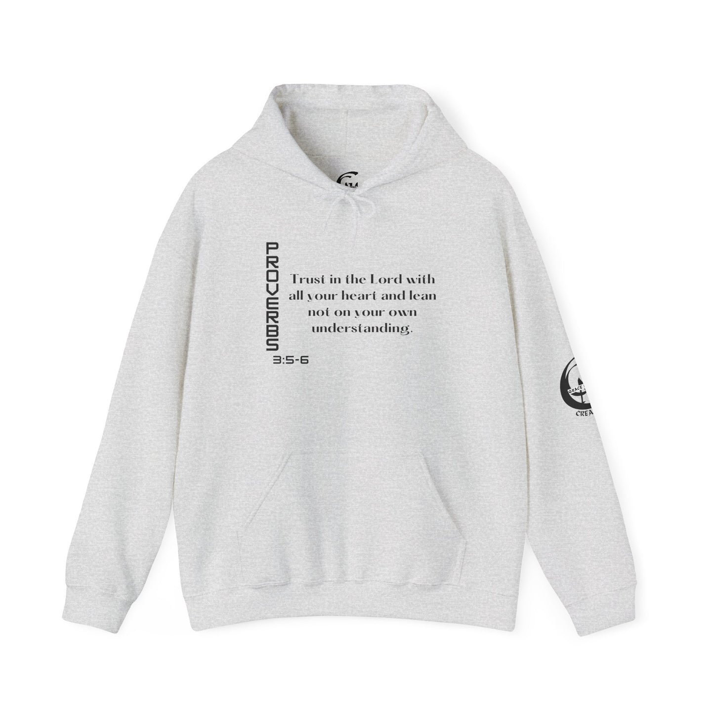 Biblical Hoodie, Proverbs 3:5-6 Scripture Unisex Hoodie