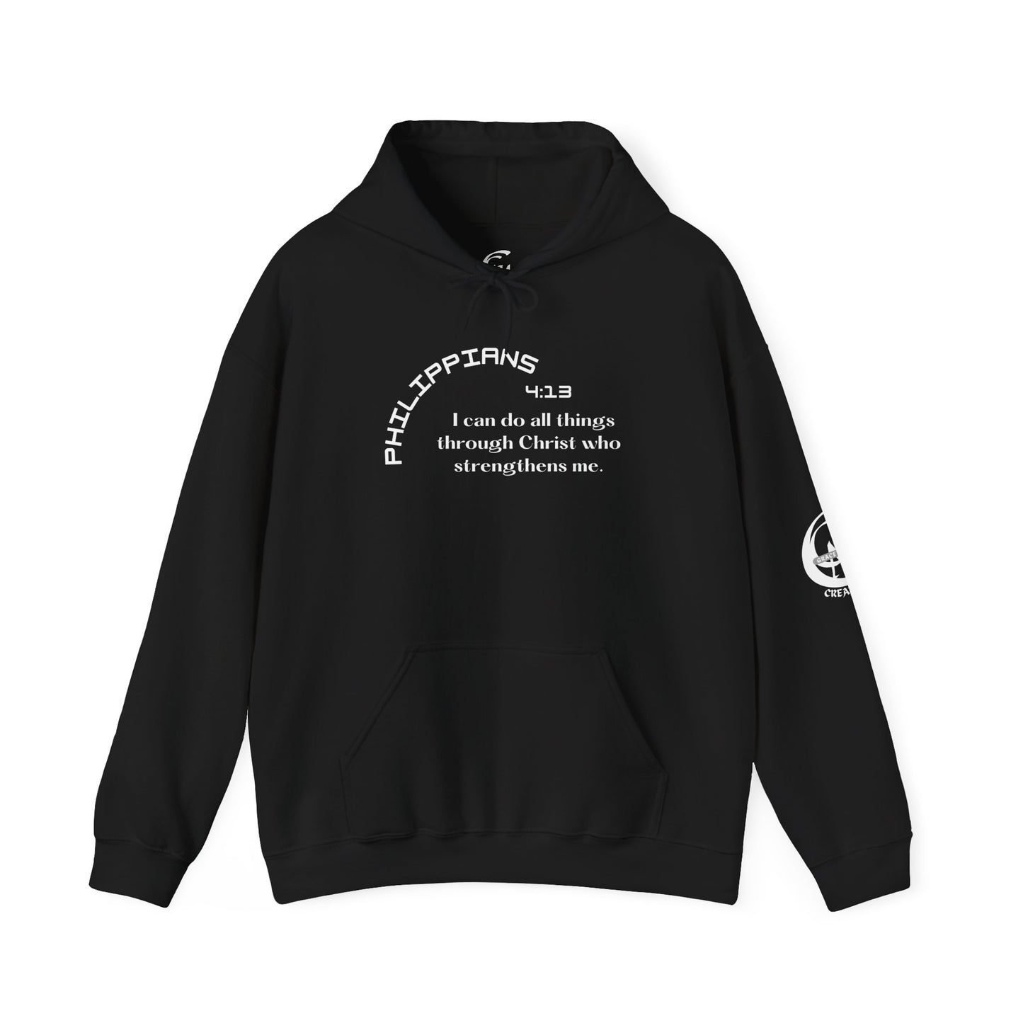 Biblical Hoodie, Philippians 4:13 Scripture Unisex Hoodie