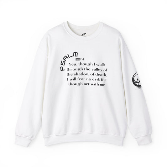 Psalm 23:4 Scripture Crewneck Sweatshirt