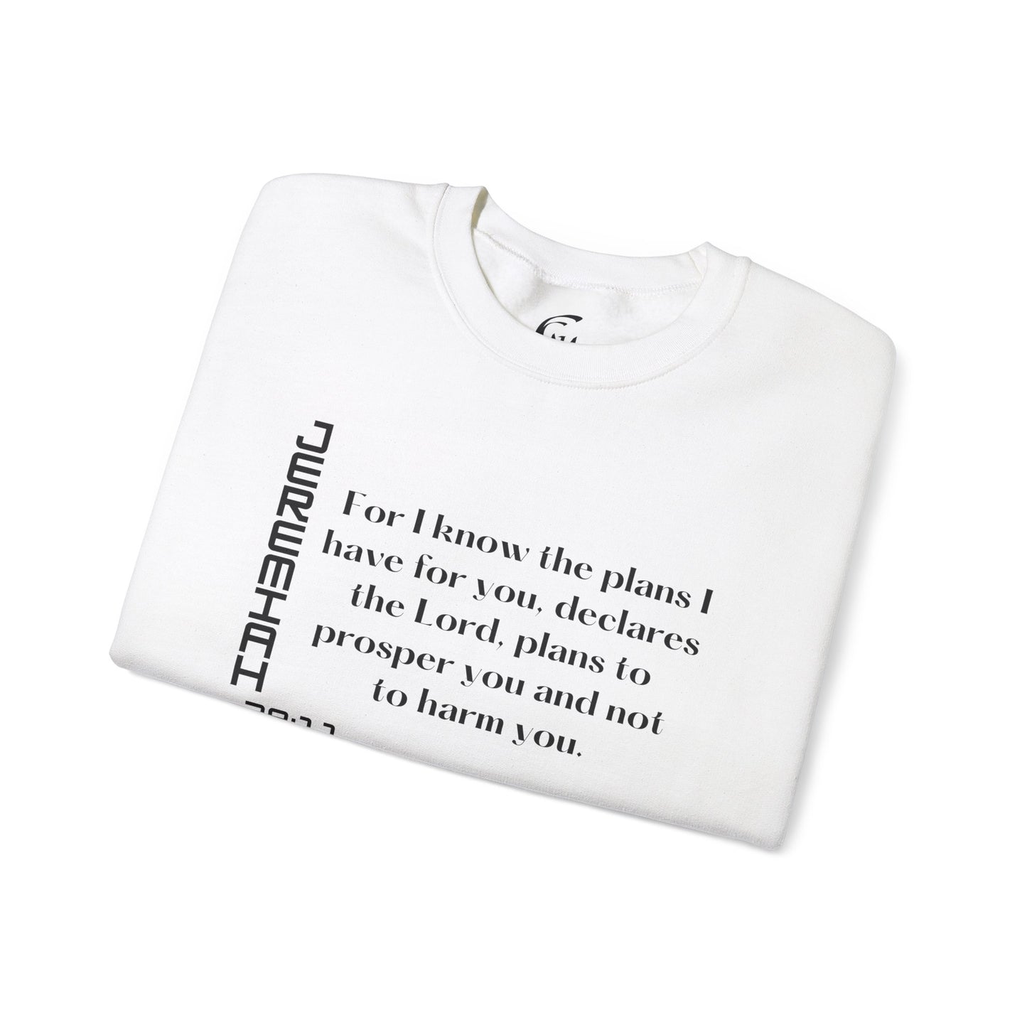 Jeremiah 29:11 Scripture Crewneck Sweatshirt