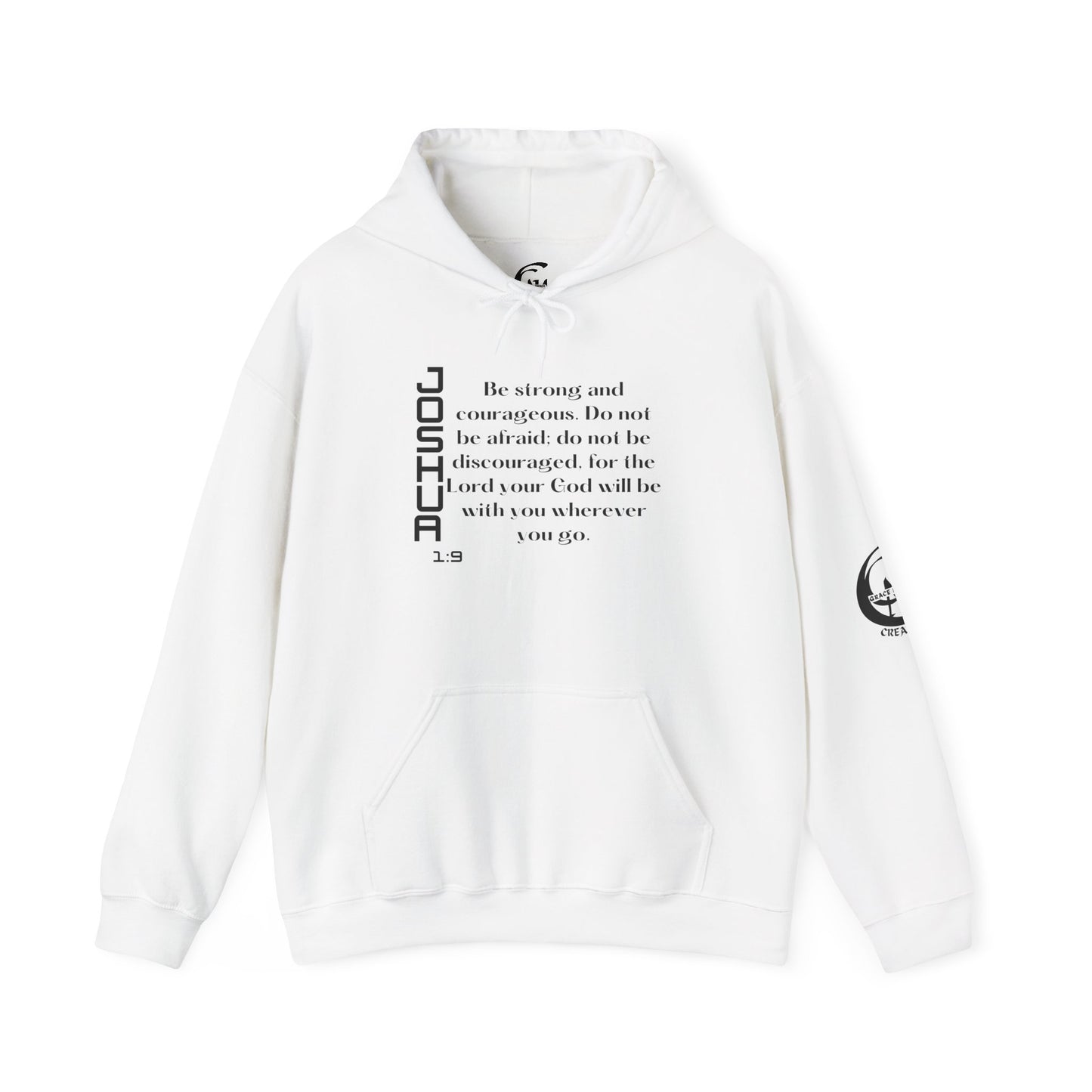Biblical Hoodie, Joshua 1:9 Scripture Unisex Hoodie