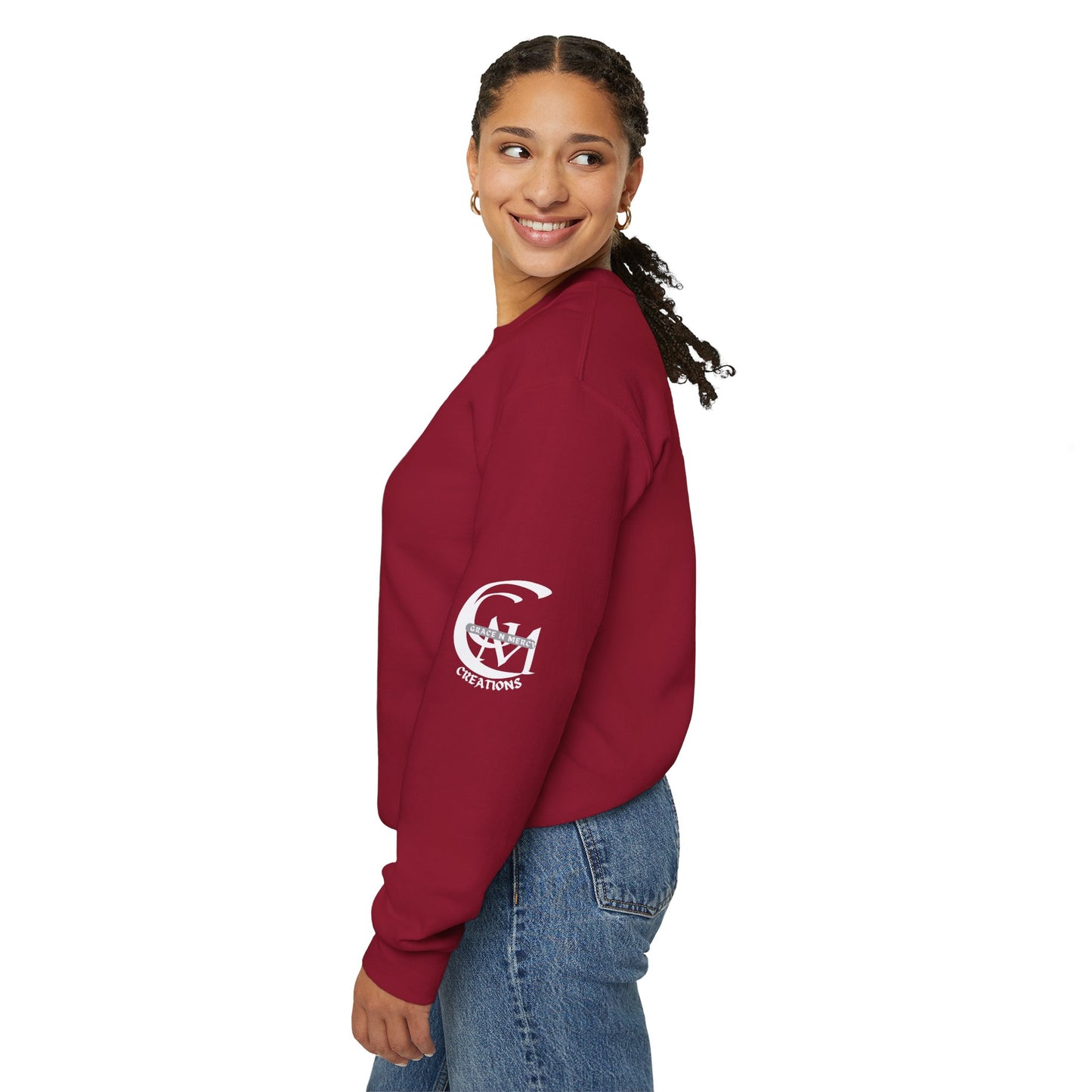 2 Corinthians 5:7 Scripture Crewneck Sweatshirt