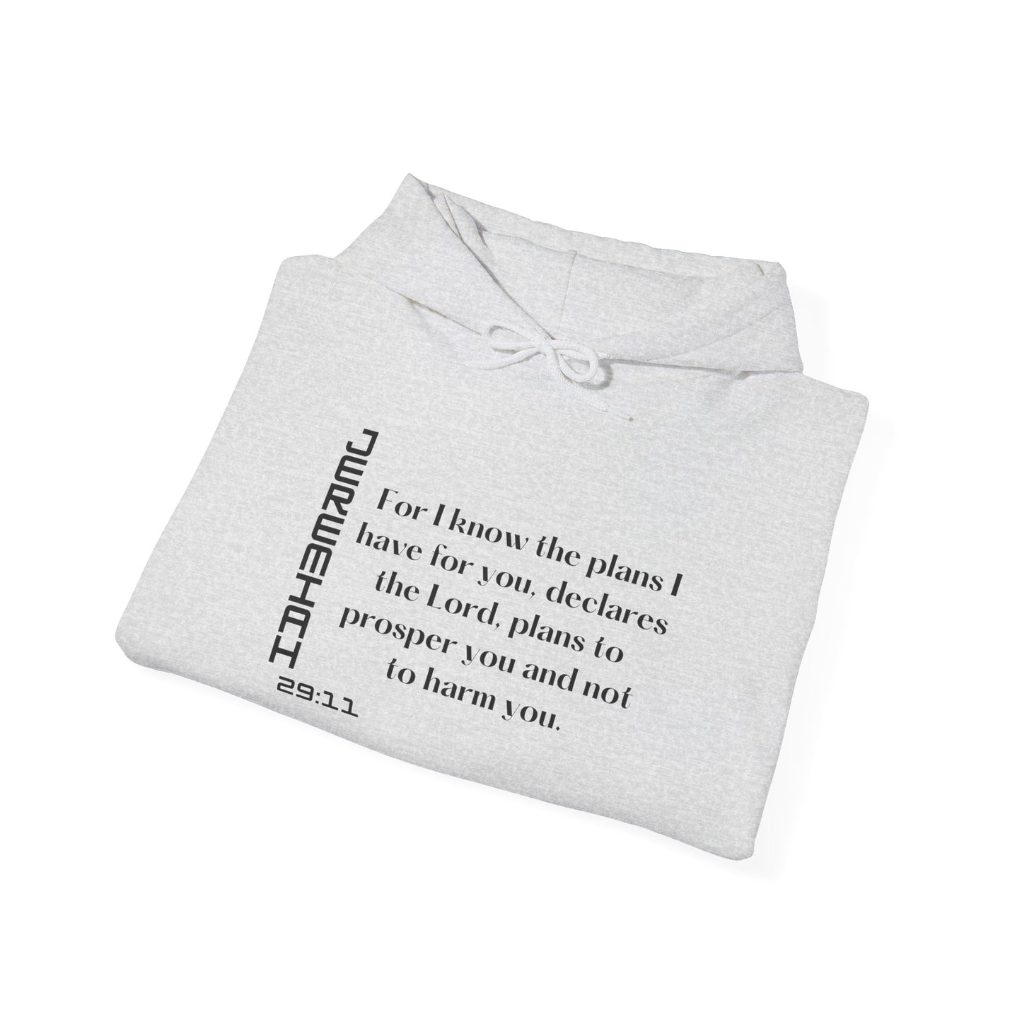 Biblical Hoodie, Jeremiah 29:11 Scripture Unisex Hoodie