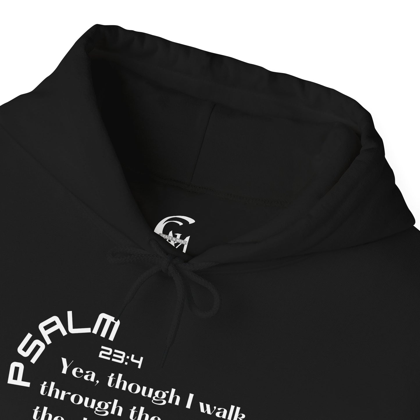 Biblical Hoodie, Psalm 23:4 Scripture Unisex Hoodie