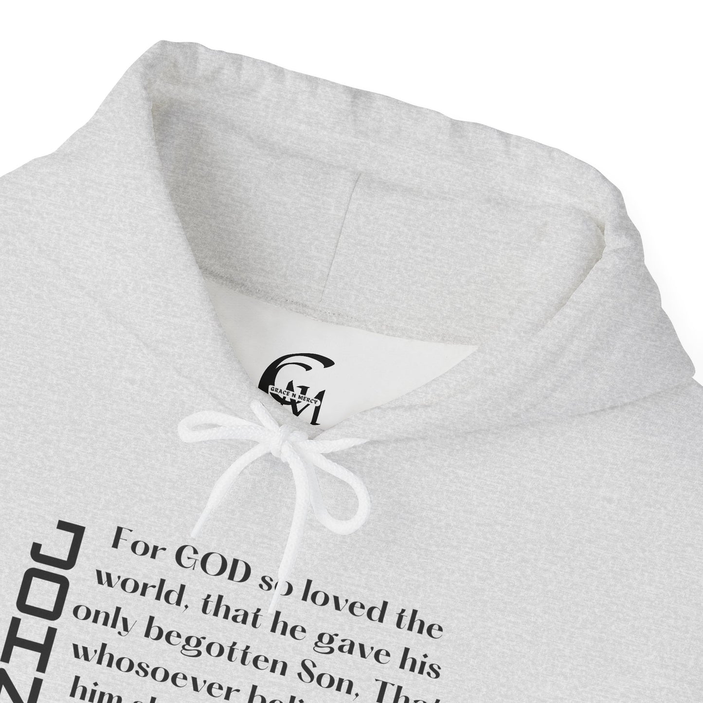 Biblical Hoodie, John 3:16 Scripture Unisex Hoodie