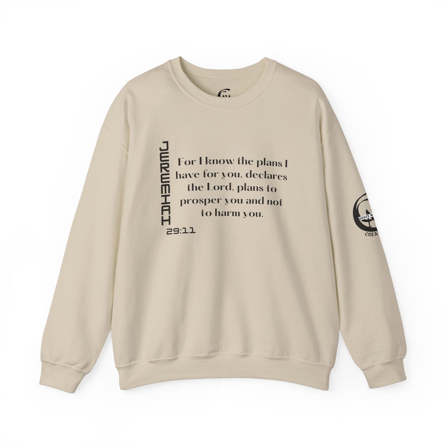 Jeremiah 29:11 Scripture Crewneck Sweatshirt