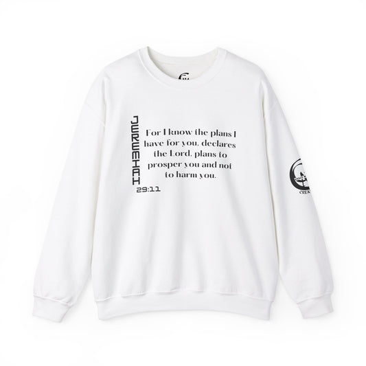 Jeremiah 29:11 Scripture Crewneck Sweatshirt