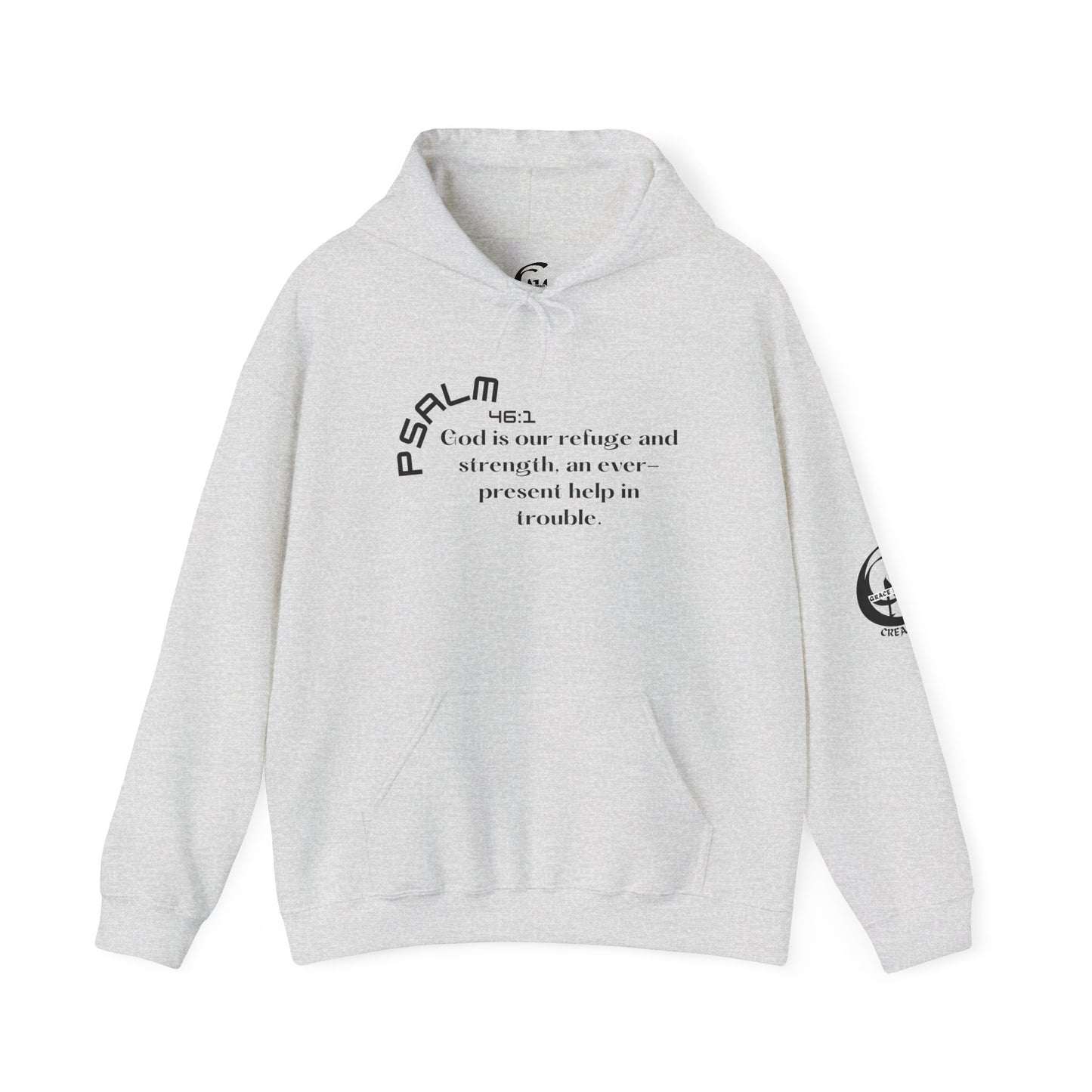 Biblical Hoodie, Psalm 46:1 Scripture Unisex Hoodie