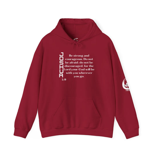 Biblical Hoodie, Joshua 1:9 Scripture Unisex Hoodie