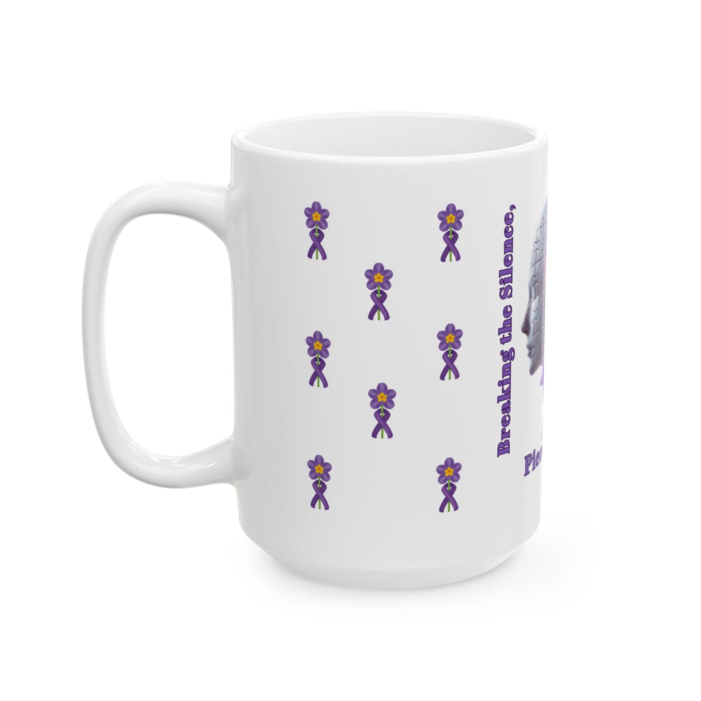 Breaking The Silence Awareness Mug (Alzheimer's)