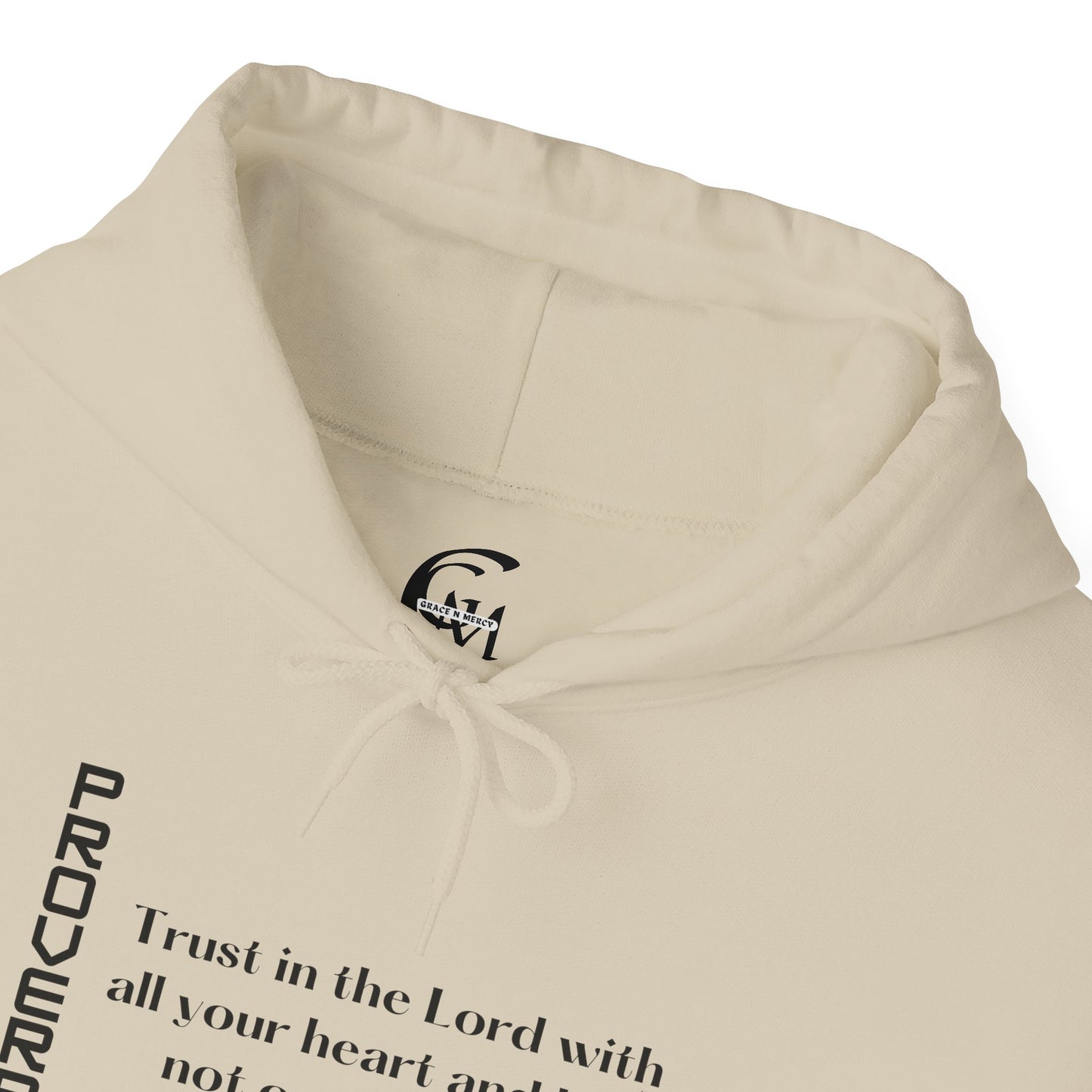Biblical Hoodie, Proverbs 3:5-6 Scripture Unisex Hoodie