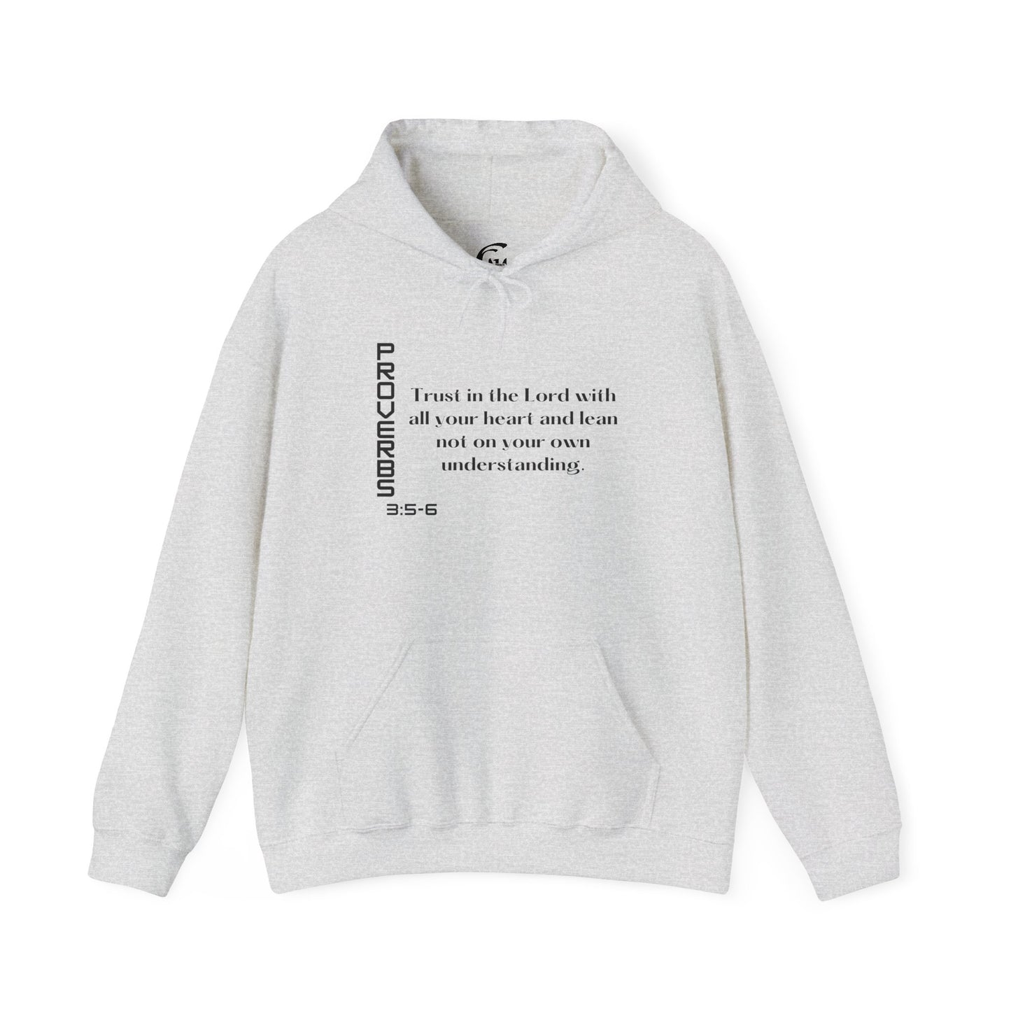 Biblical Hoodie, Proverbs 3:5-6 Scripture Unisex Hoodie