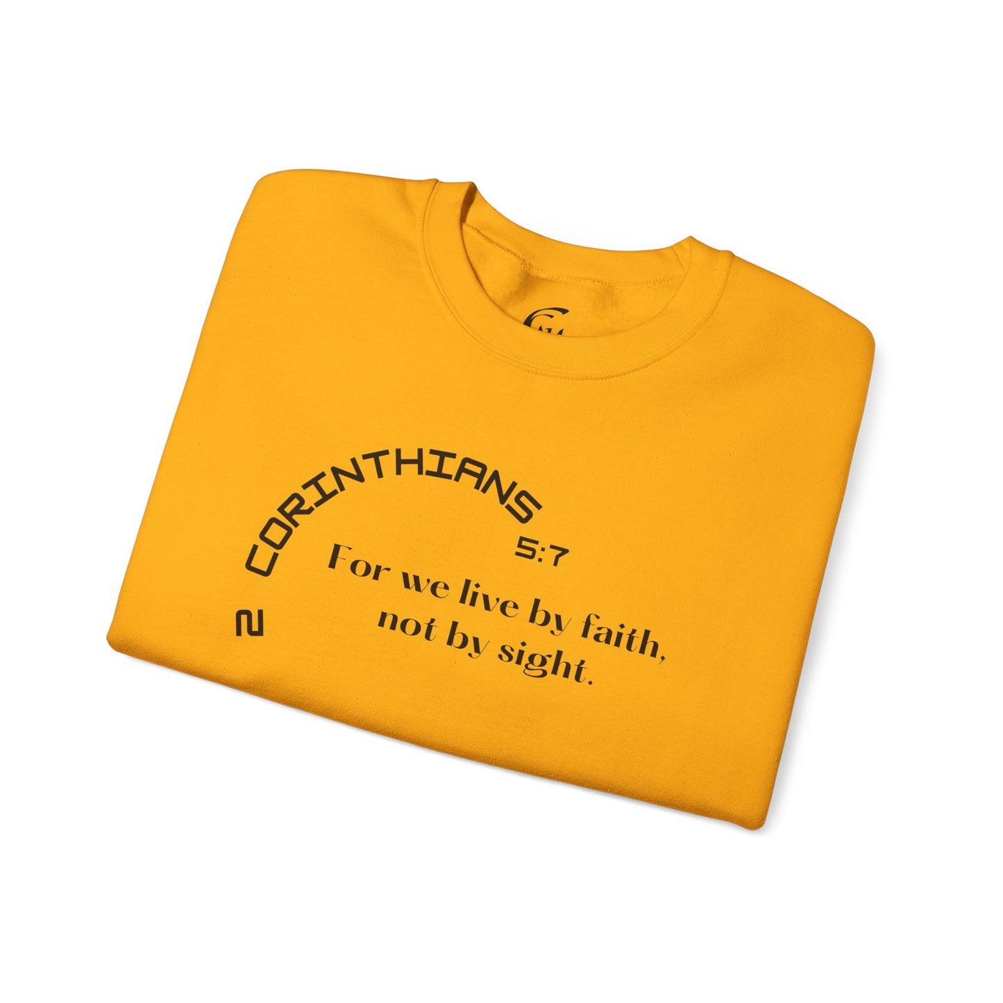 Corinthians 5:7 Scripture Crewneck Sweatshirt