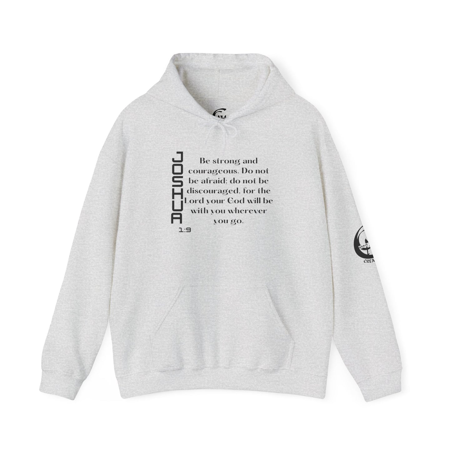 Biblical Hoodie, Joshua 1:9 Scripture Unisex Hoodie