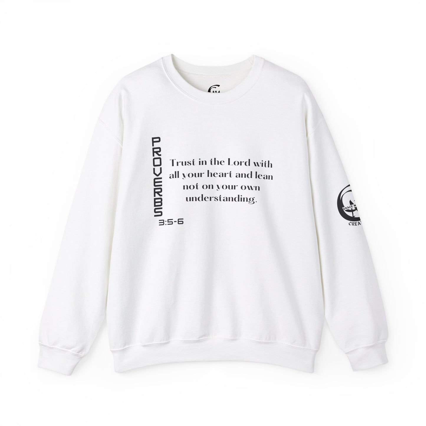 Proverbs 3:5-6 Scripture Crewneck Sweatshirt