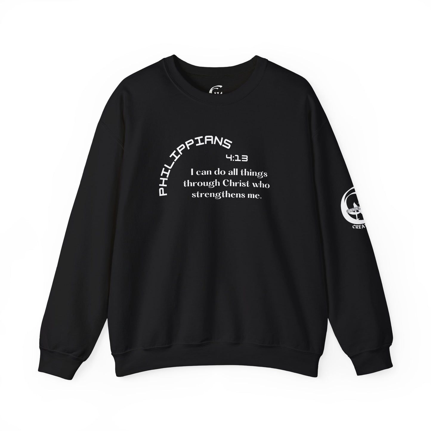 Philippians 4:13 Scripture Crewneck Sweatshirt