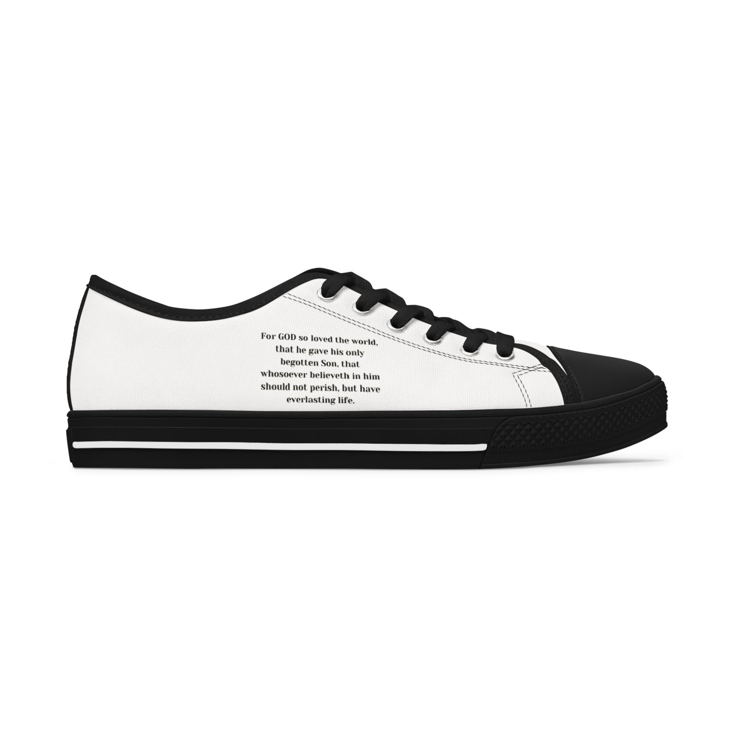 John 3:16  Women's Low Top Sneakers