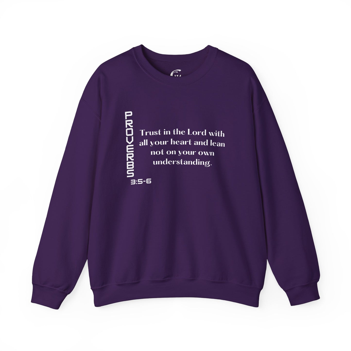 Proverbs 3:5-6 Scripture Crewneck Sweatshirt