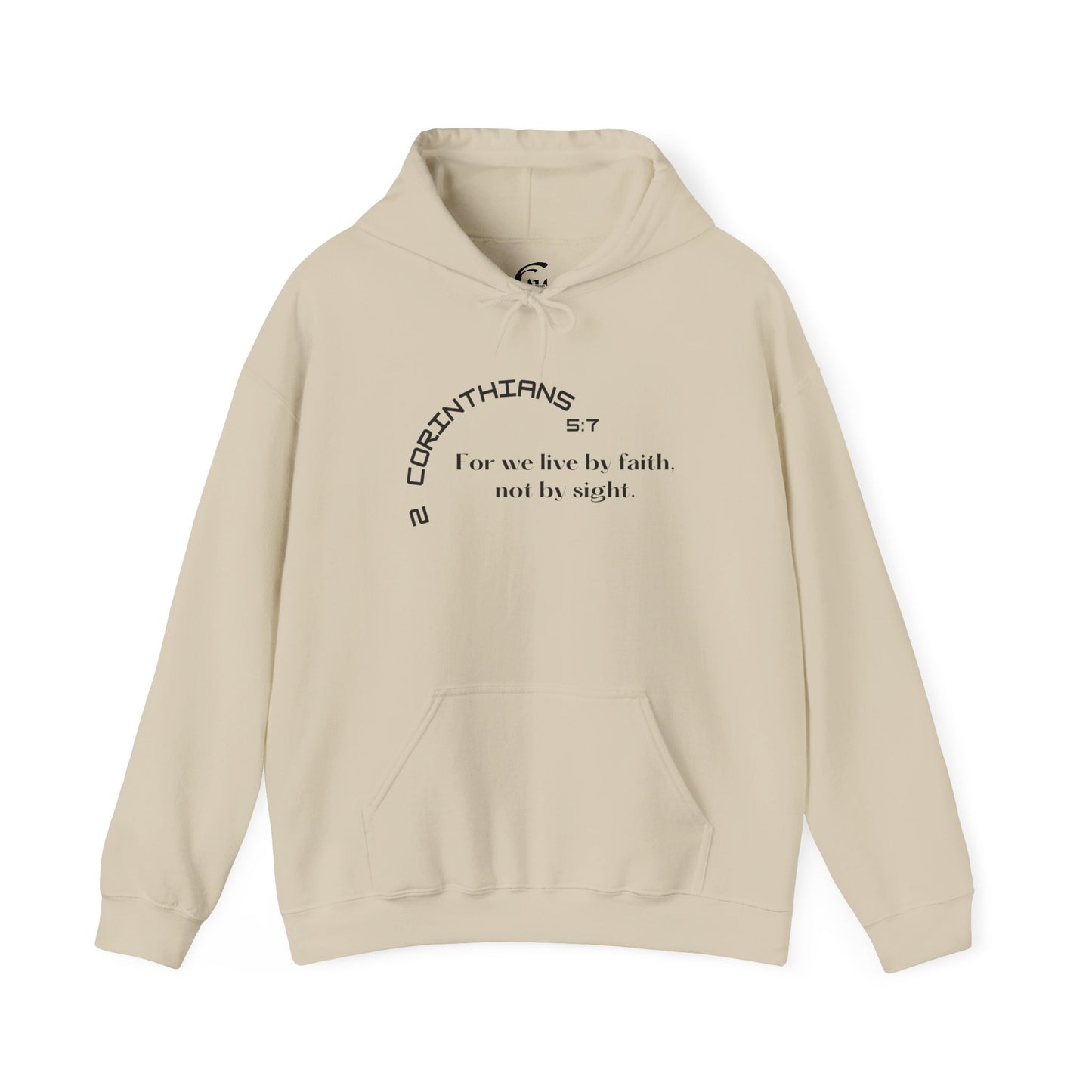 Biblical Hoodie, 2 Corinthians 5:7 Scripture Unisex Hoodie