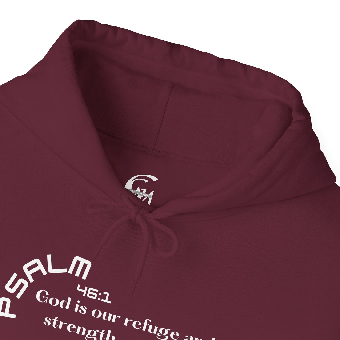 Biblical Hoodie, Psalm 46:1 Scripture Unisex Hoodie