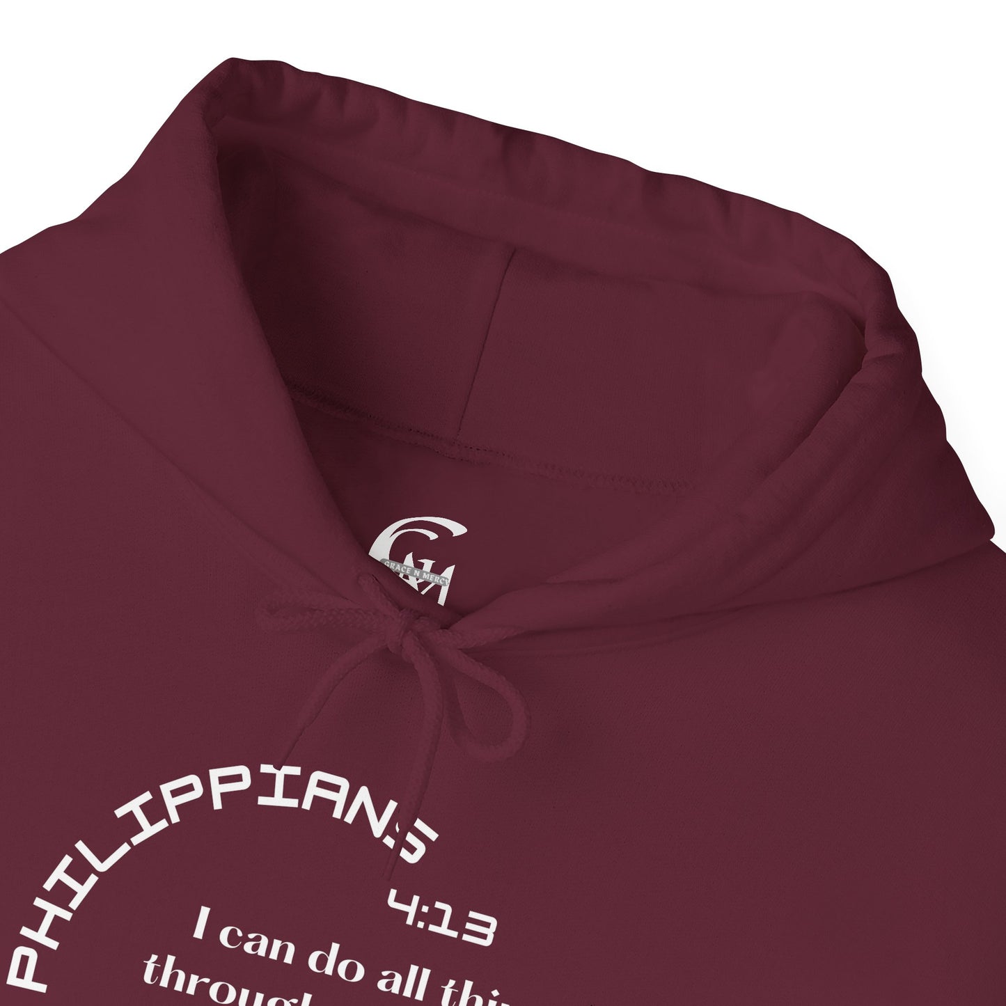 Biblical Hoodie, Philippians 4:13 Scripture Unisex Hoodie