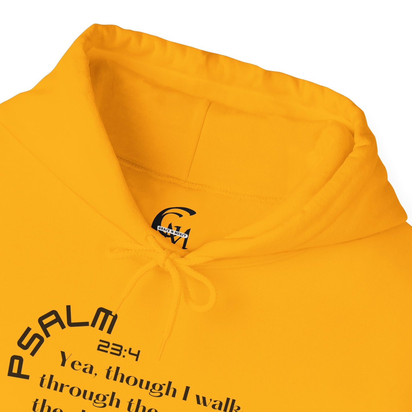 Biblical Hoodie, Psalm 23:4 Scripture Unisex Hoodie