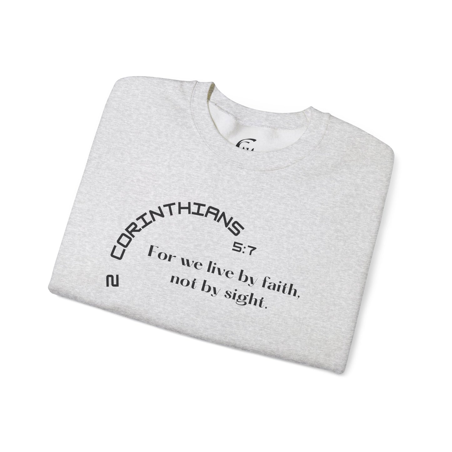 Corinthians 5:7 Scripture Crewneck Sweatshirt