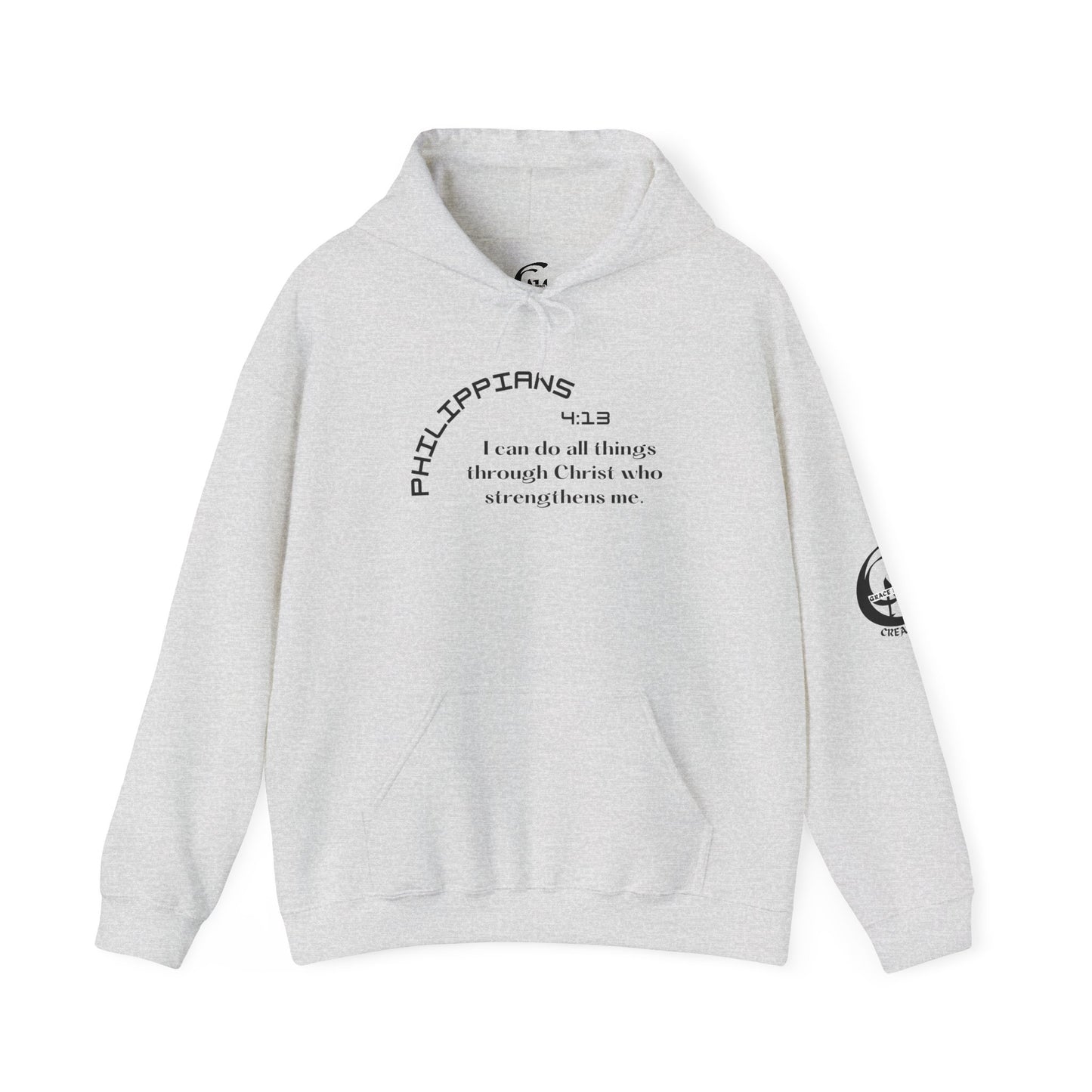 Biblical Hoodie, Philippians 4:13 Scripture Unisex Hoodie