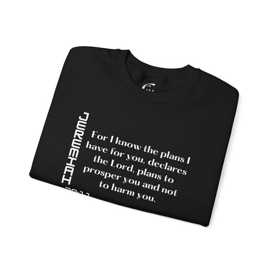 Jeremiah 29:11 Scripture Crewneck Sweatshirt