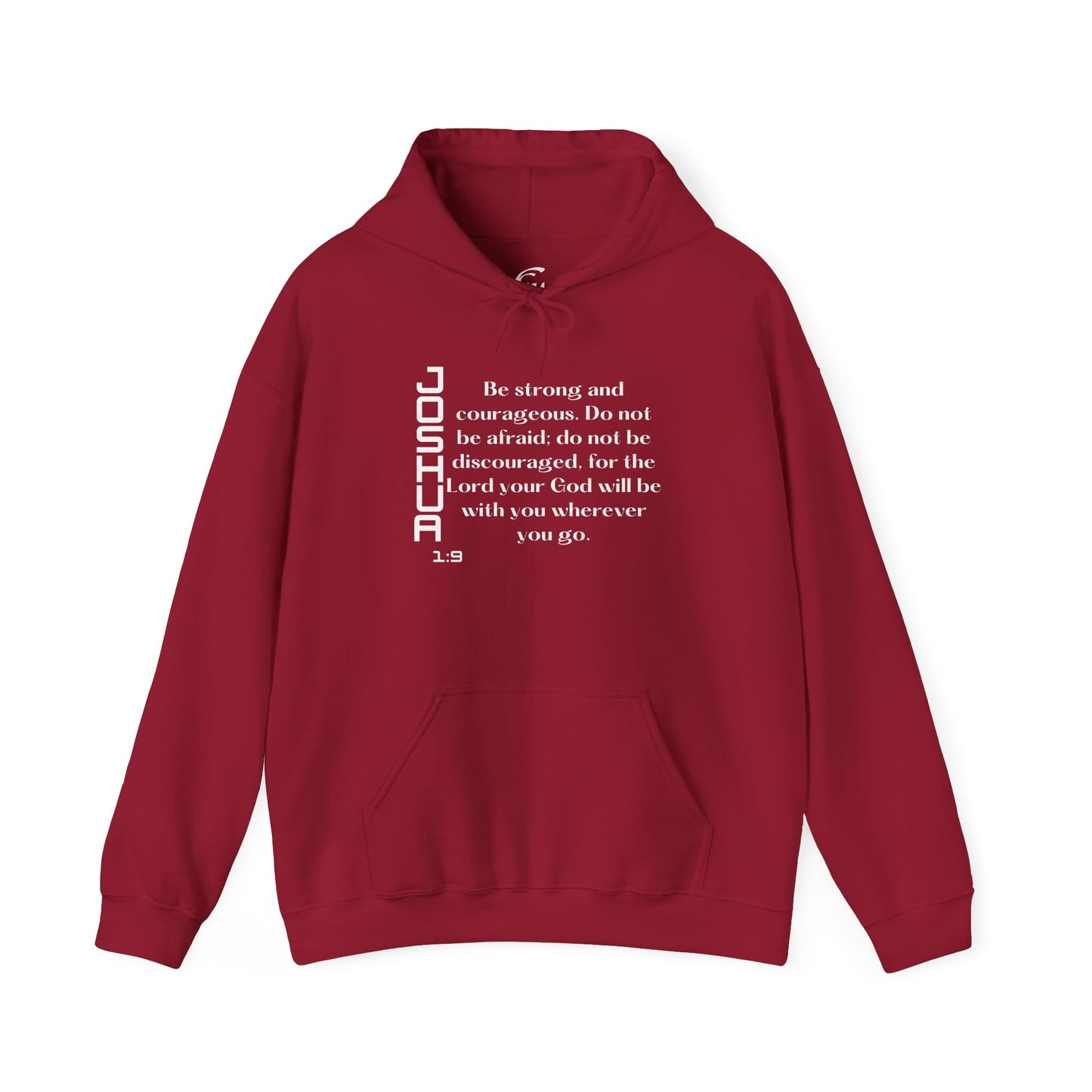 Biblical Hoodie, Joshua 1:9 Scripture Unisex Hoodie