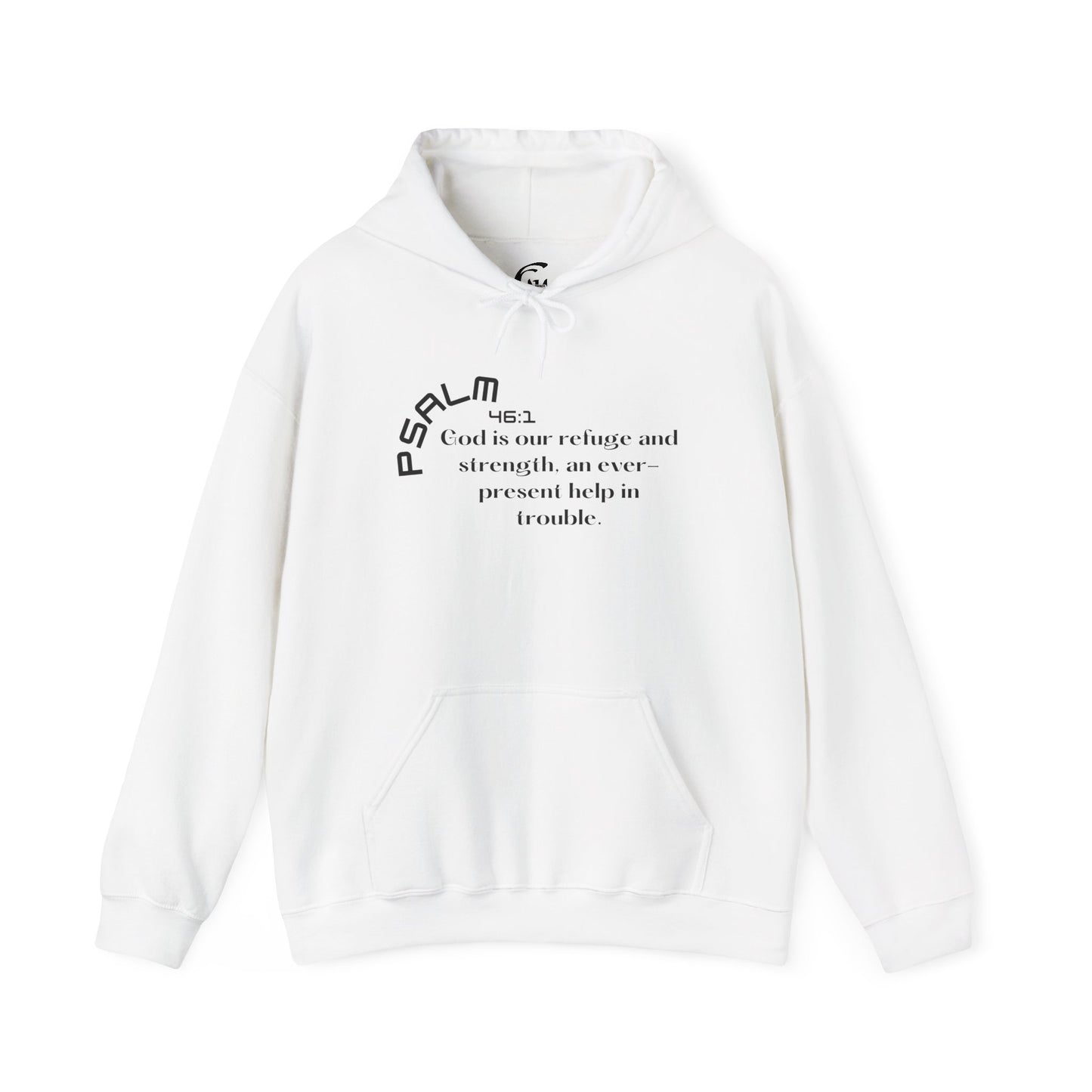 Biblical Hoodie, Psalm 46:1 Scripture Unisex Hoodie