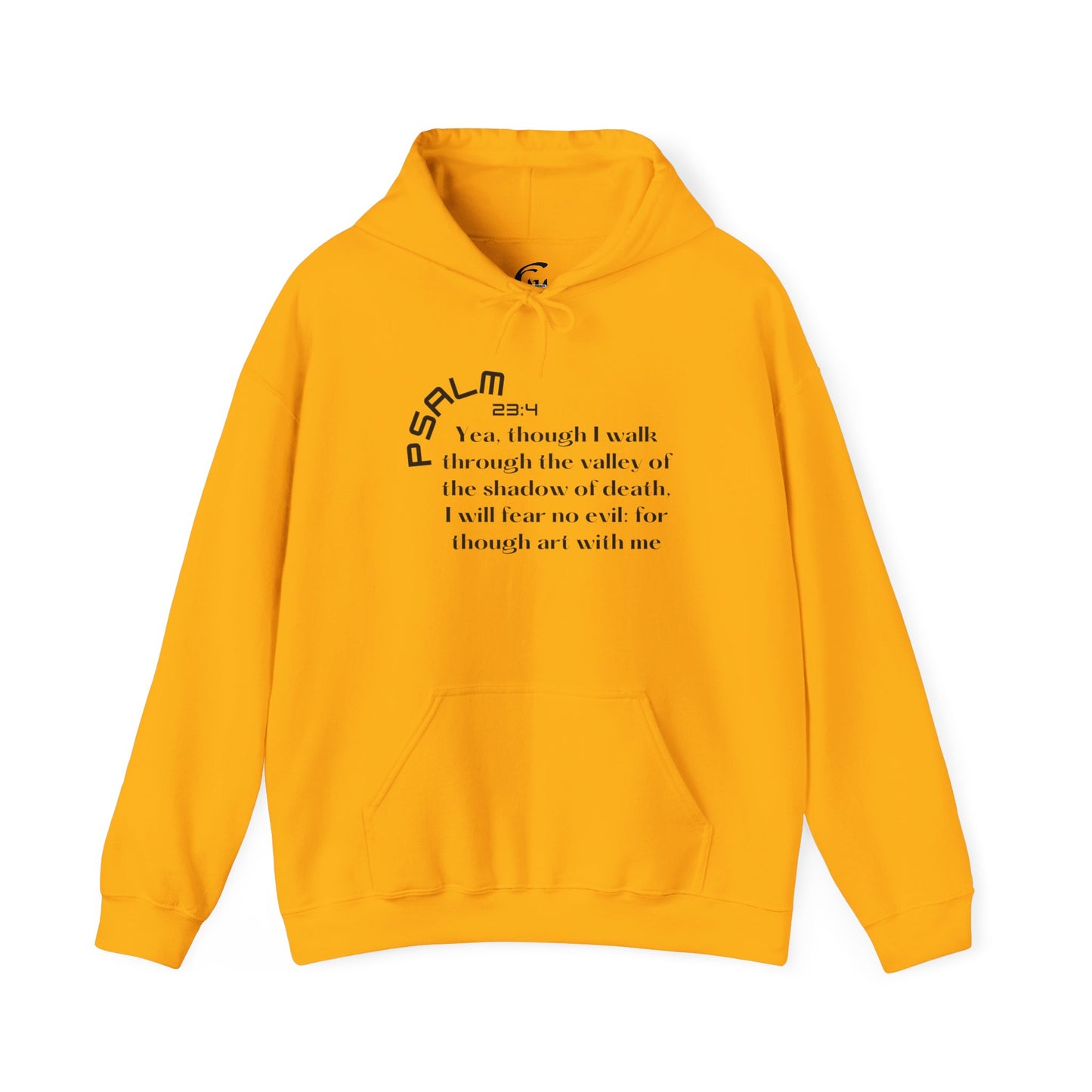 Biblical Hoodie, Psalm 23:4 Scripture Unisex Hoodie