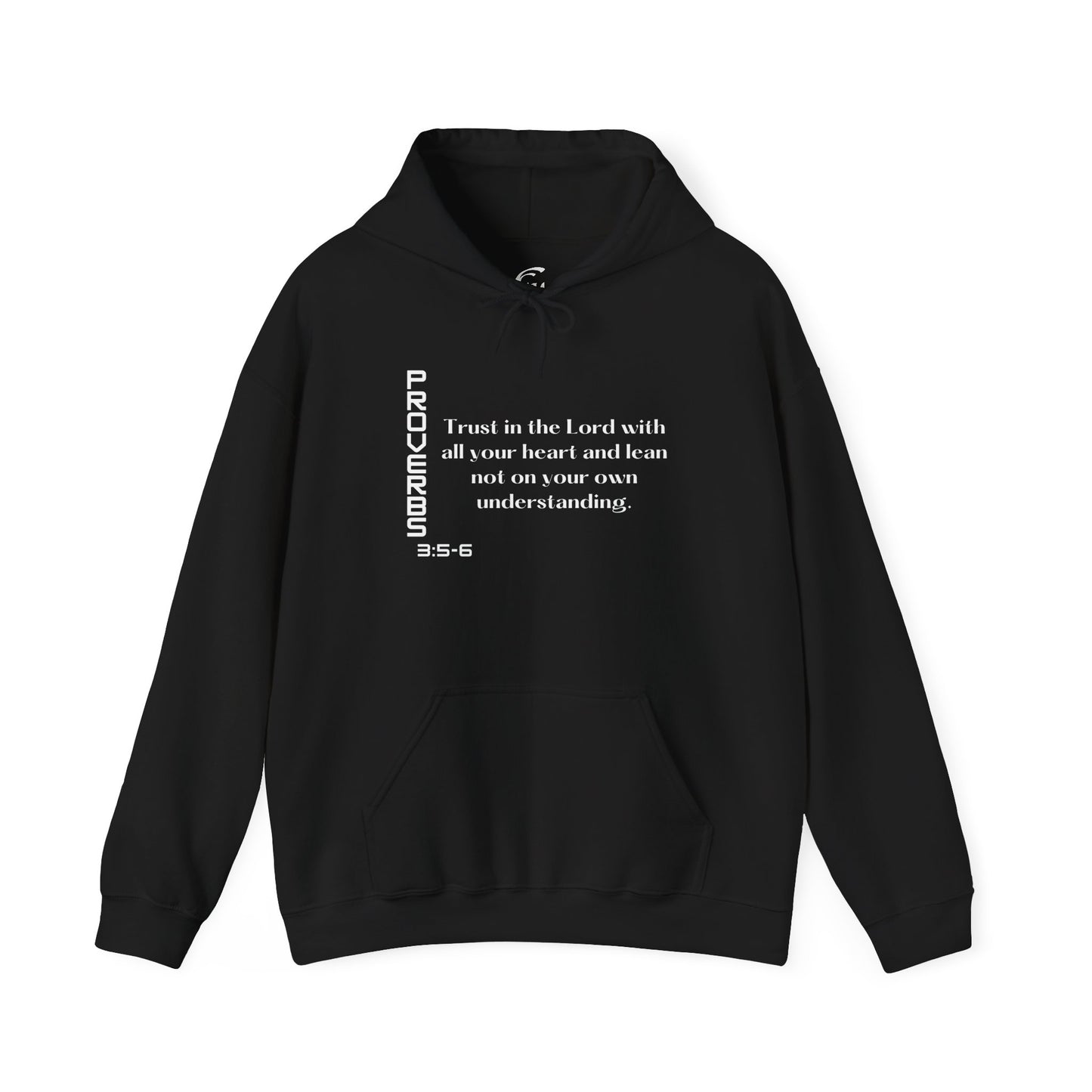 Biblical Hoodie, Proverbs 3:5-6 Scripture Unisex Hoodie