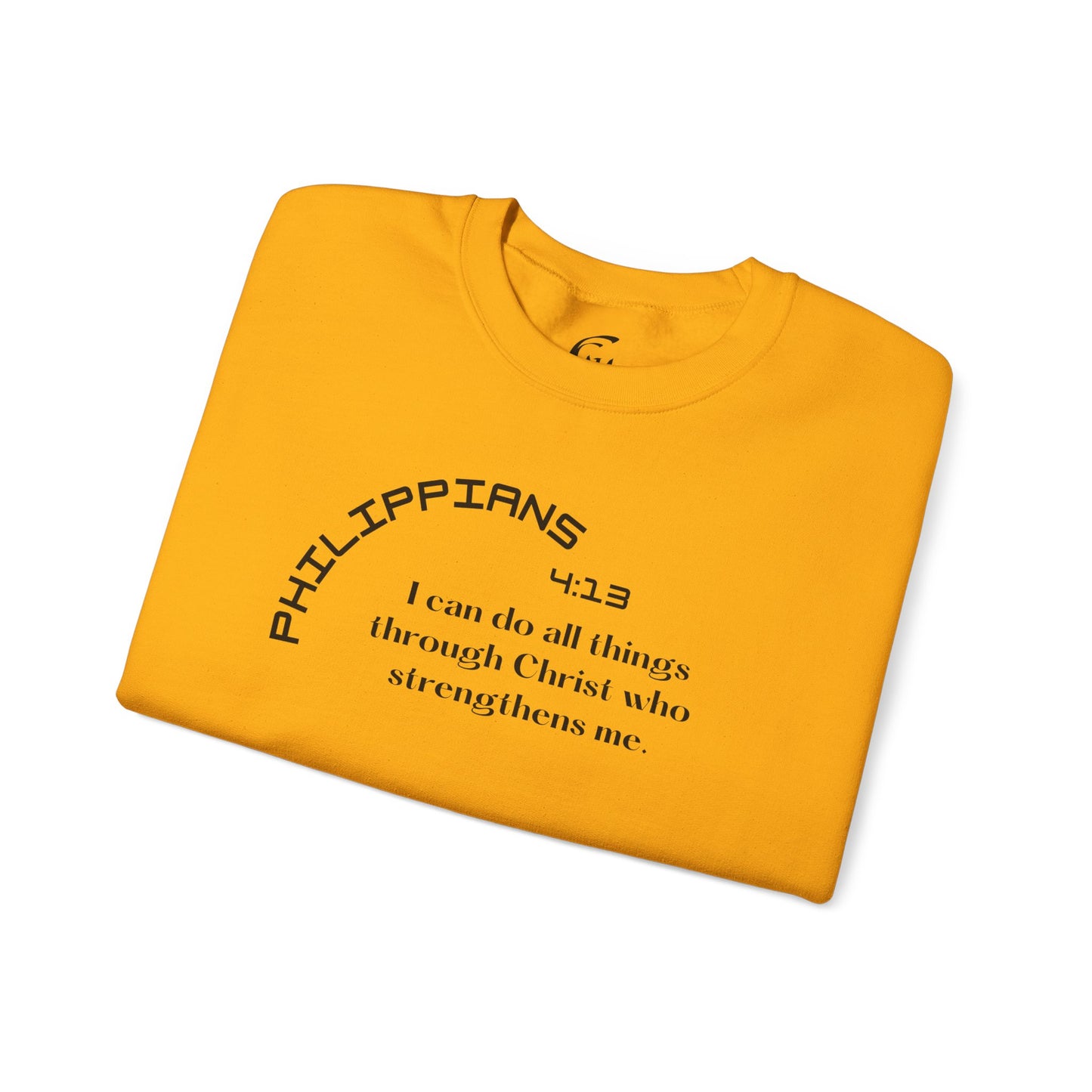 Philippians 4:13 Scripture Crewneck Sweatshirt