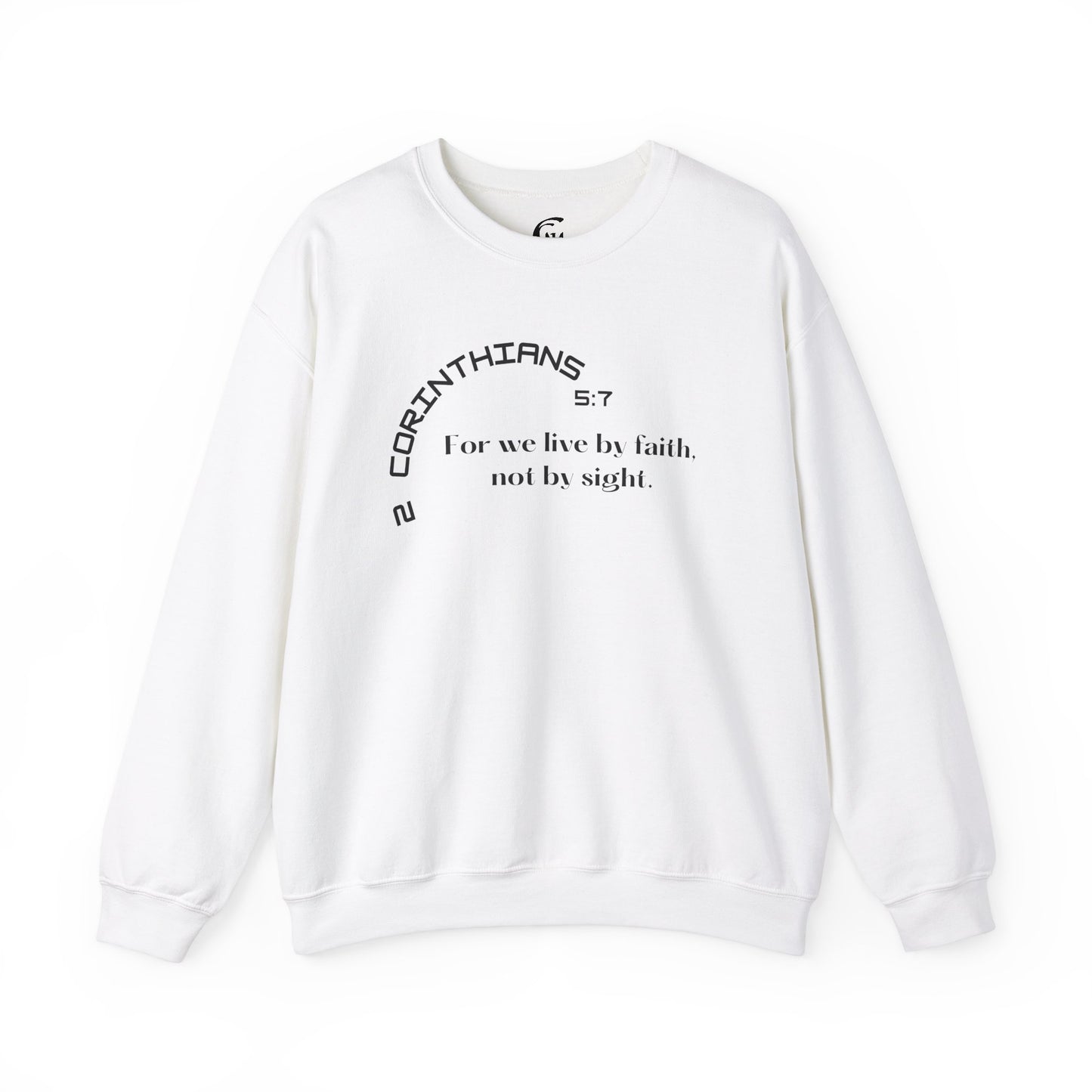 Corinthians 5:7 Scripture Crewneck Sweatshirt