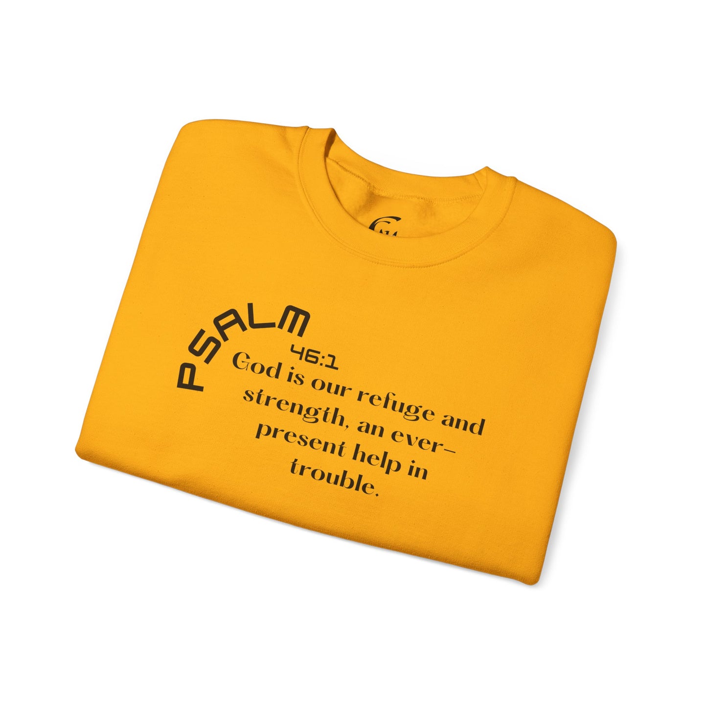 Psalm 46:1 Scripture Crewneck Sweatshirt