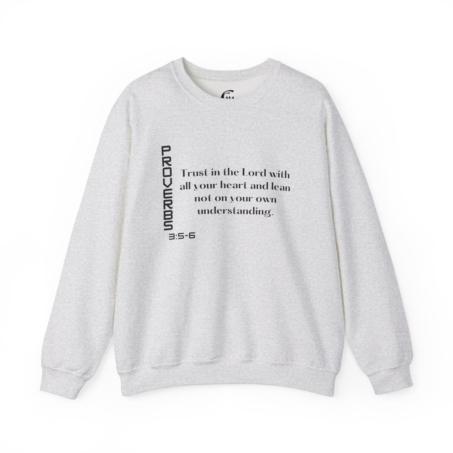 Proverbs 3:5-6 Scripture Crewneck Sweatshirt