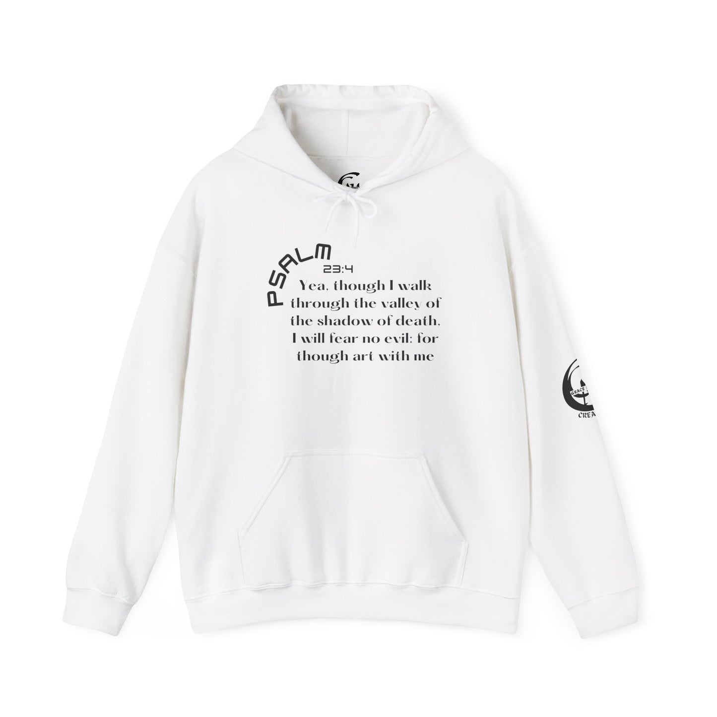 Biblical Hoodie, Psalm 23:4 Scripture Unisex Hoodie