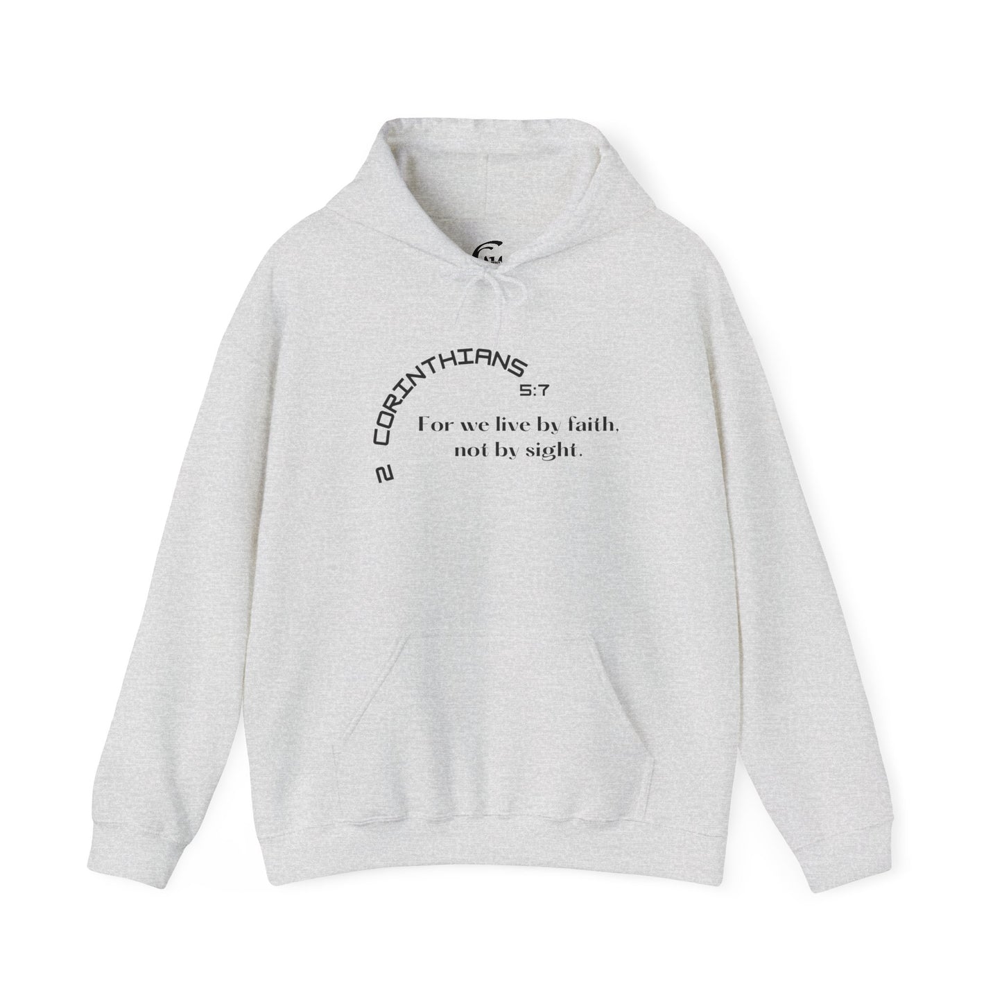 Biblical Hoodie, 2 Corinthians 5:7 Scripture Unisex Hoodie