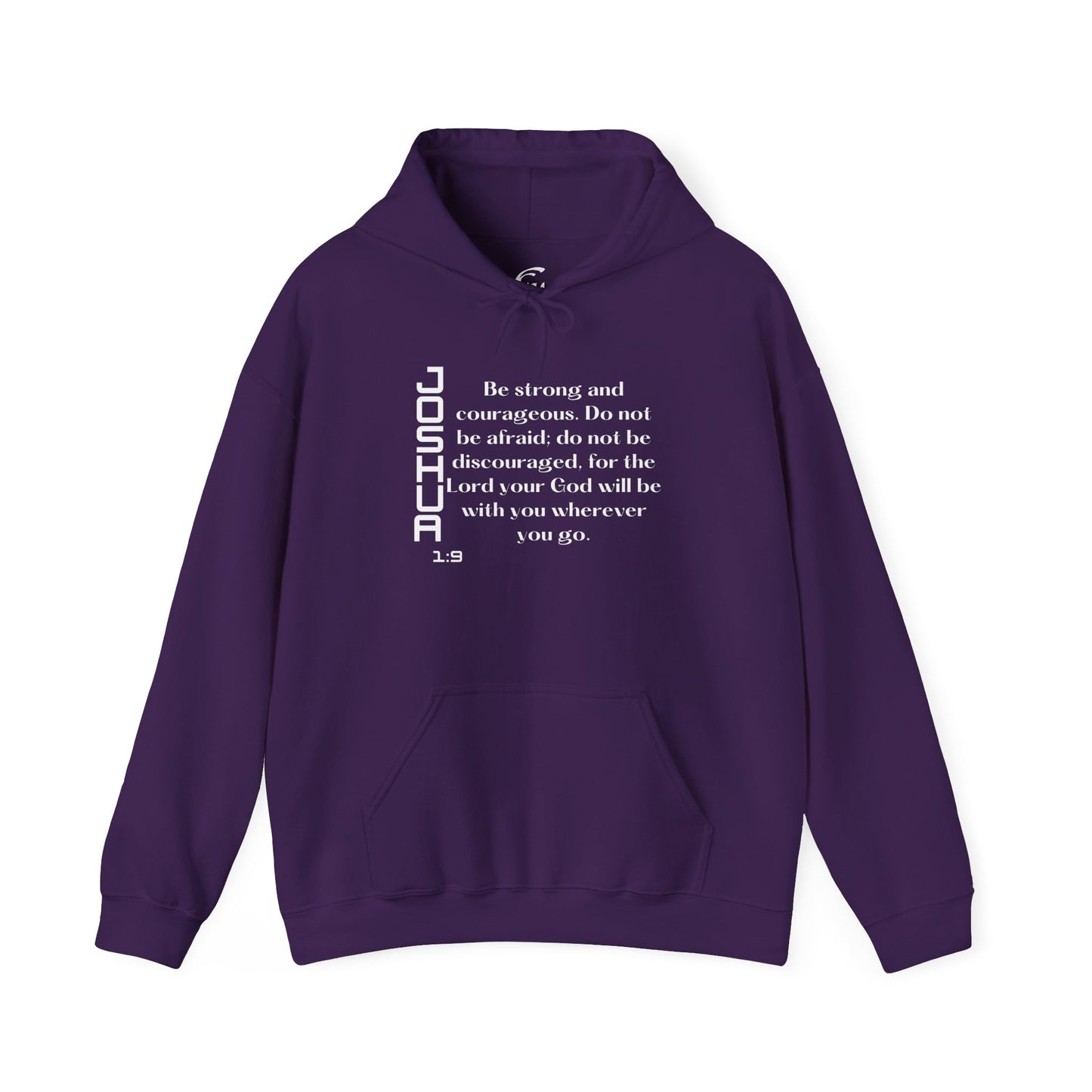 Biblical Hoodie, Joshua 1:9 Scripture Unisex Hoodie