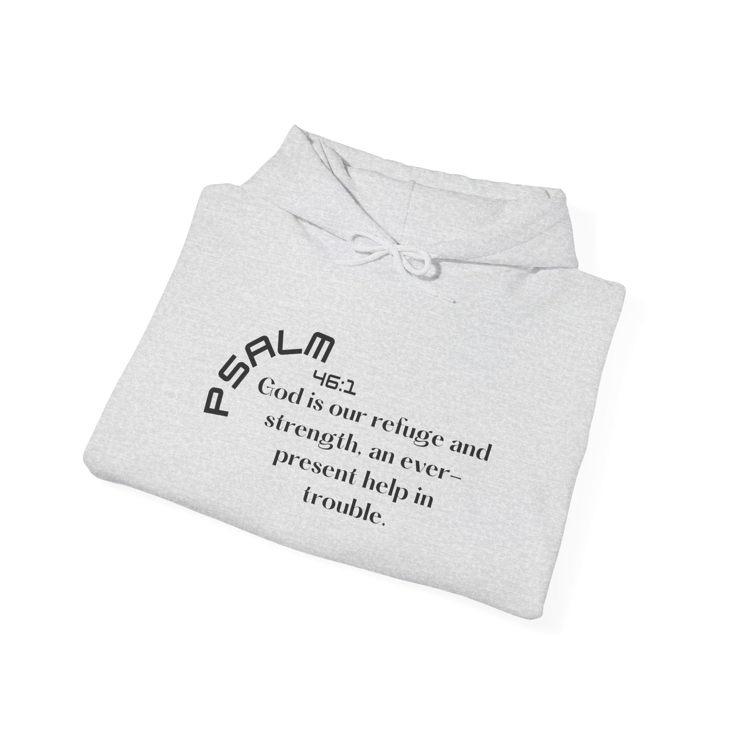 Biblical Hoodie, Psalm 46:1 Scripture Unisex Hoodie