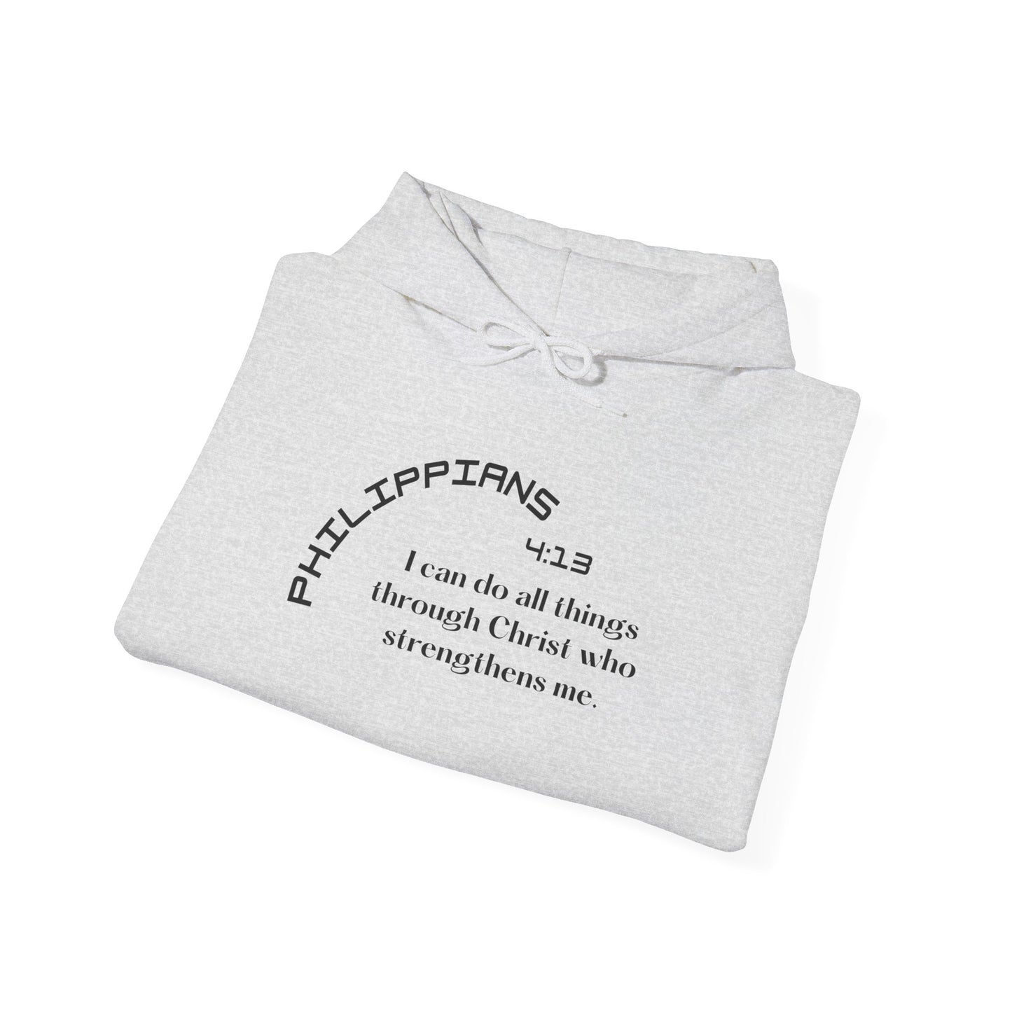 Biblical Hoodie, Philippians 4:13 Scripture Unisex Hoodie
