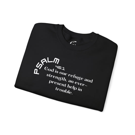 Psalm 46:1 Scripture Crewneck Sweatshirt