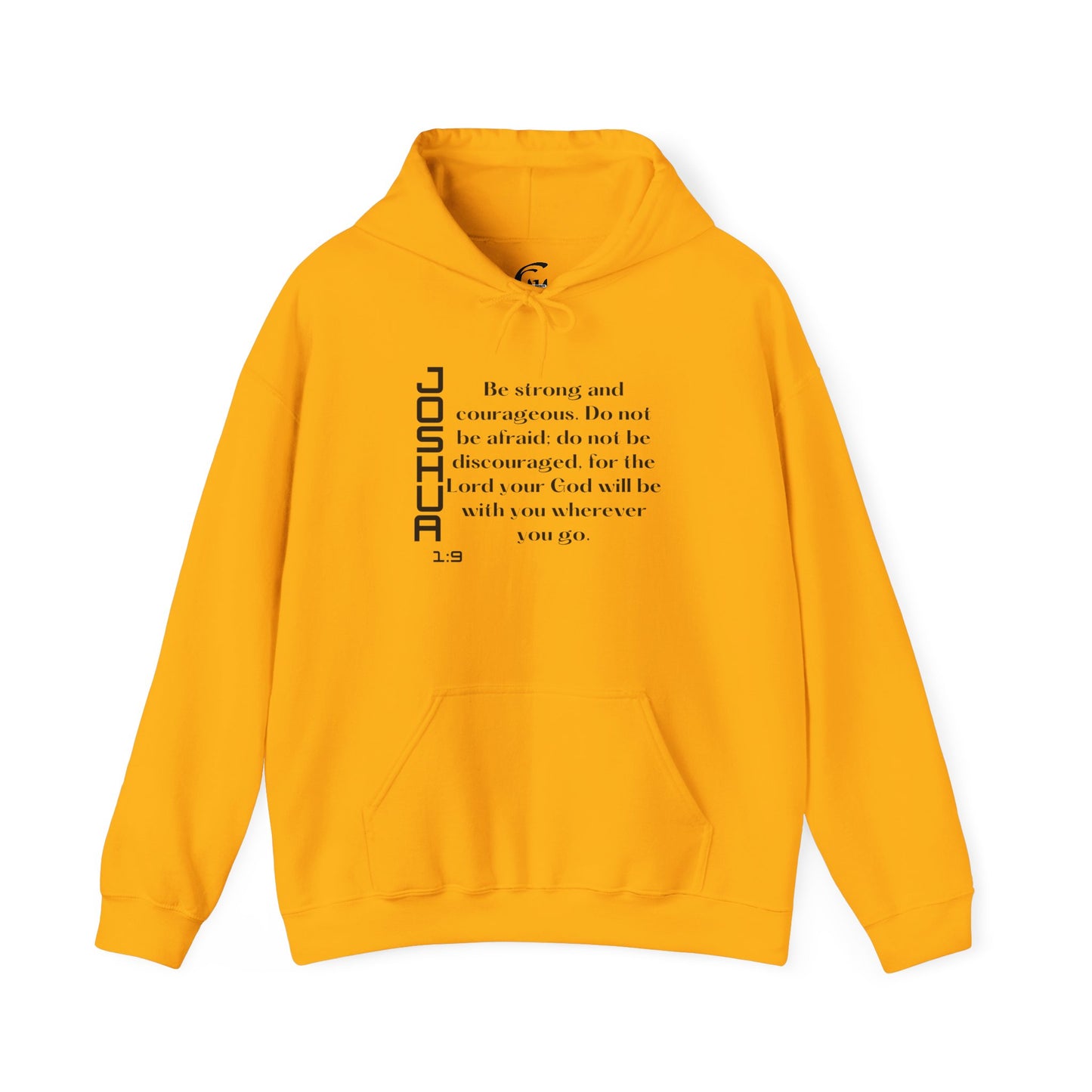 Biblical Hoodie, Joshua 1:9 Scripture Unisex Hoodie