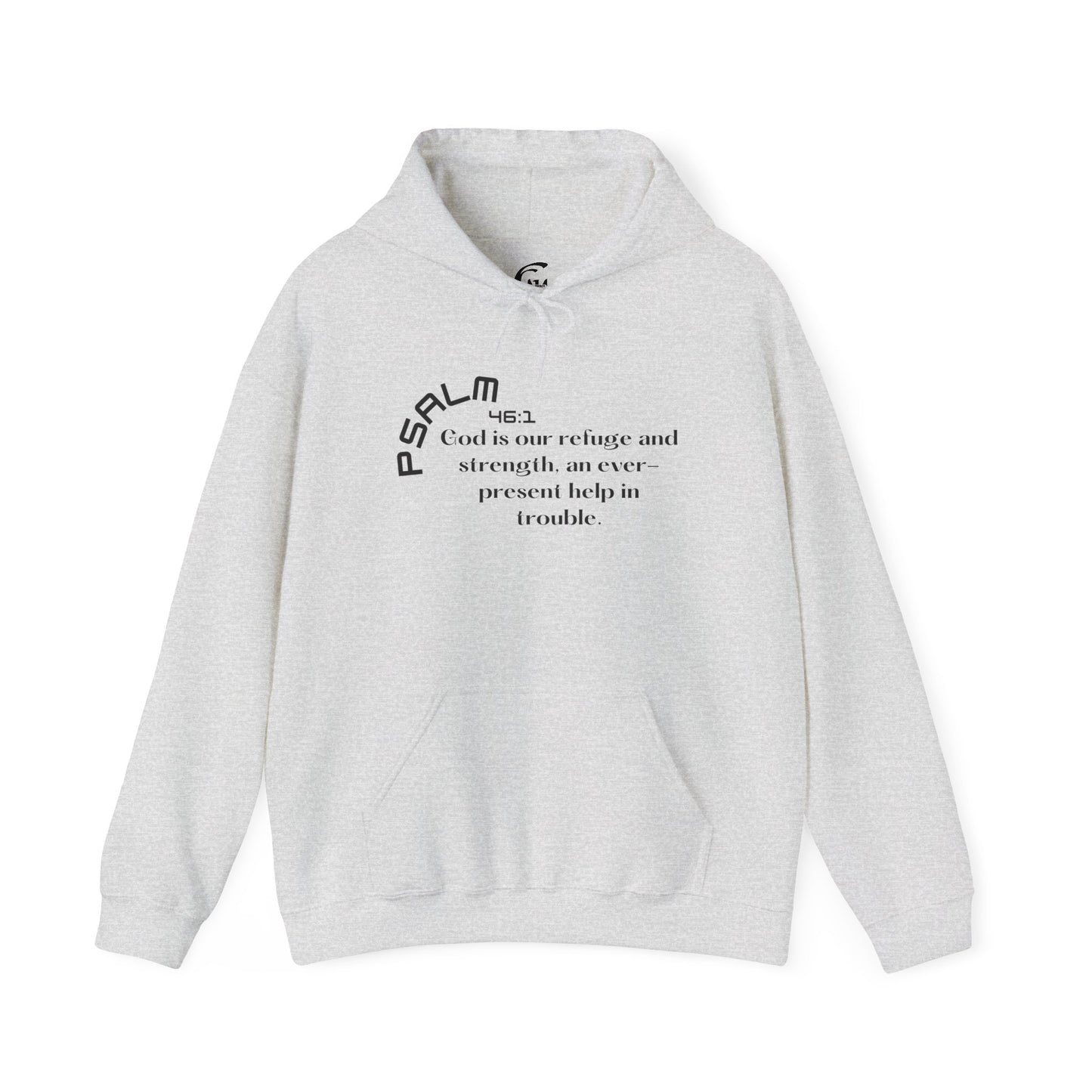 Biblical Hoodie, Psalm 46:1 Scripture Unisex Hoodie